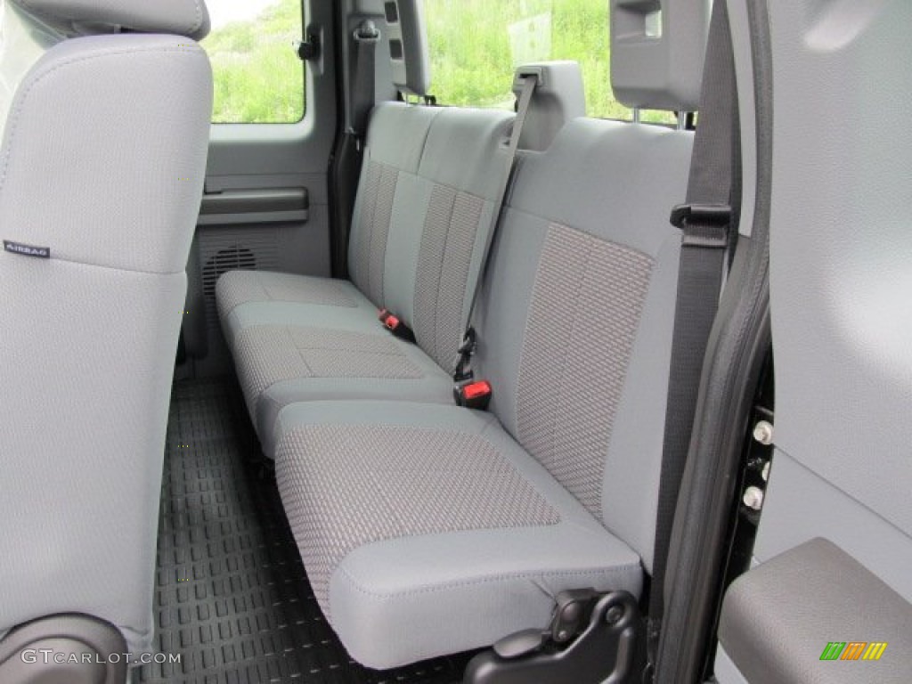 Steel Interior 2011 Ford F350 Super Duty XL SuperCab 4x4 Photo #50525293
