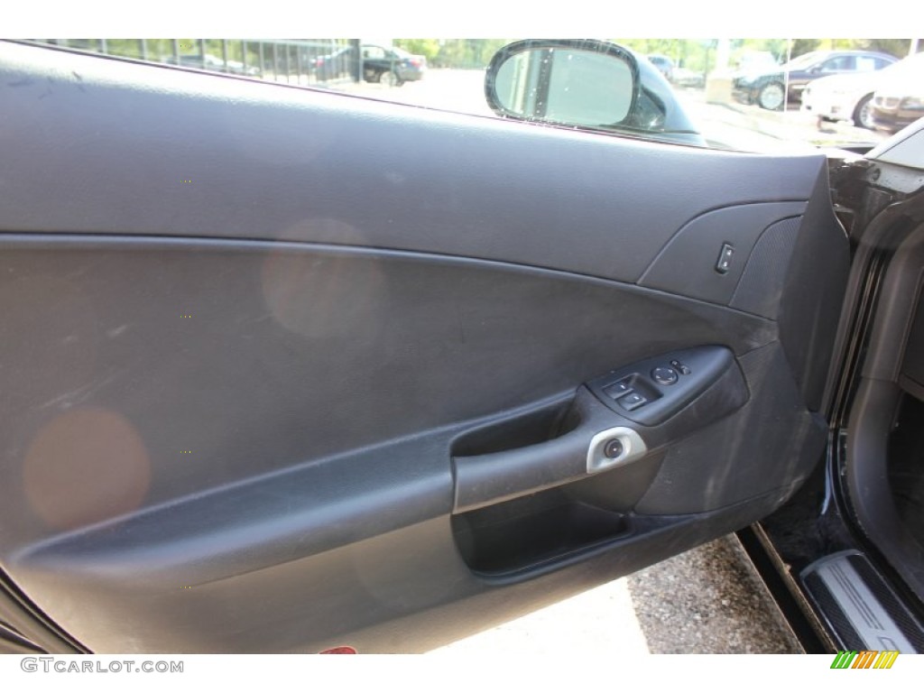 2008 Chevrolet Corvette Coupe Ebony Door Panel Photo #50525356