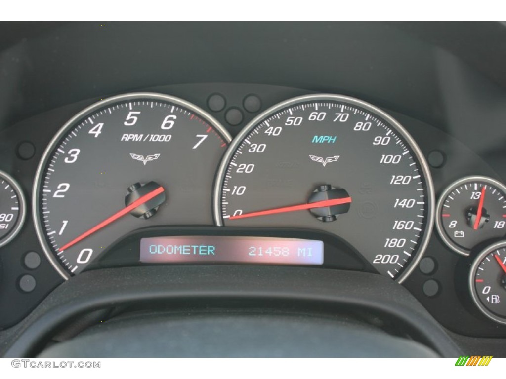 2008 Chevrolet Corvette Coupe Gauges Photo #50525395