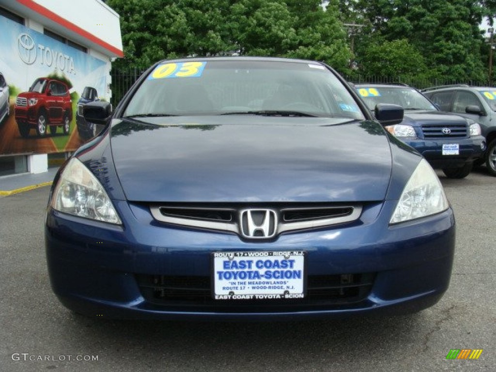 2003 Accord LX Sedan - Eternal Blue Pearl / Gray photo #2