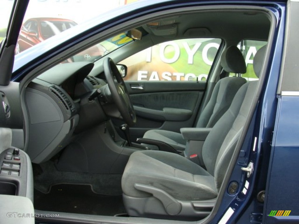 2003 Accord LX Sedan - Eternal Blue Pearl / Gray photo #7
