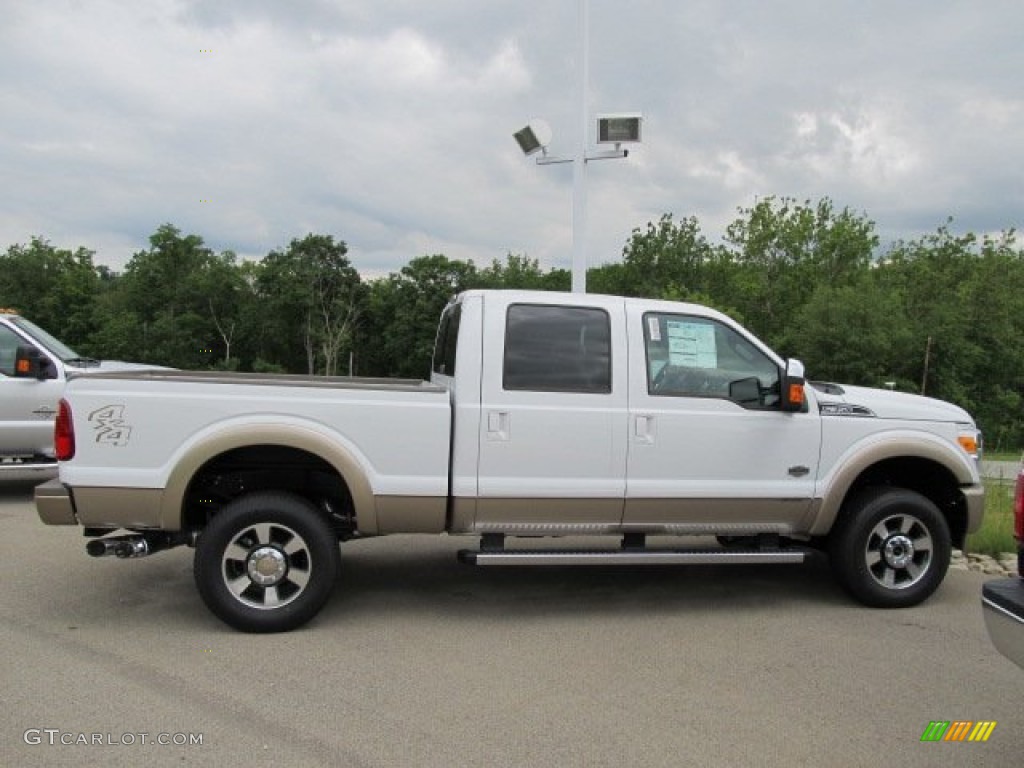 Oxford White 2011 Ford F350 Super Duty King Ranch Crew Cab 4x4 Exterior Photo #50526007