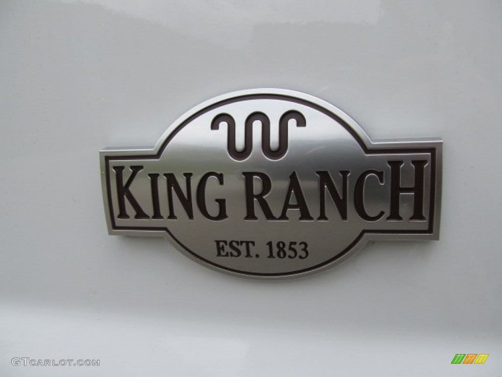 2011 F350 Super Duty King Ranch Crew Cab 4x4 - Oxford White / Chaparral Leather photo #10