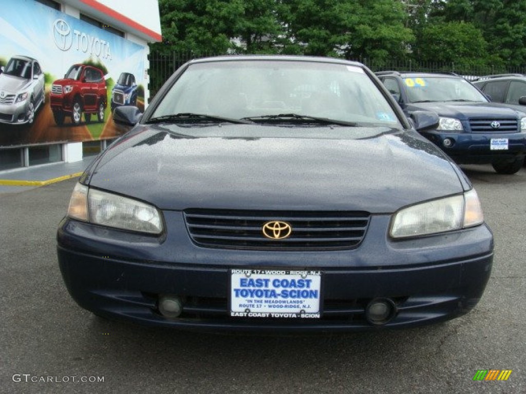 1998 Camry LE - Dark Blue / Oak photo #2