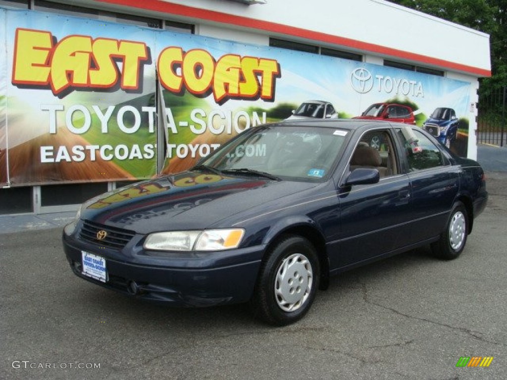 1998 Camry LE - Dark Blue / Oak photo #3