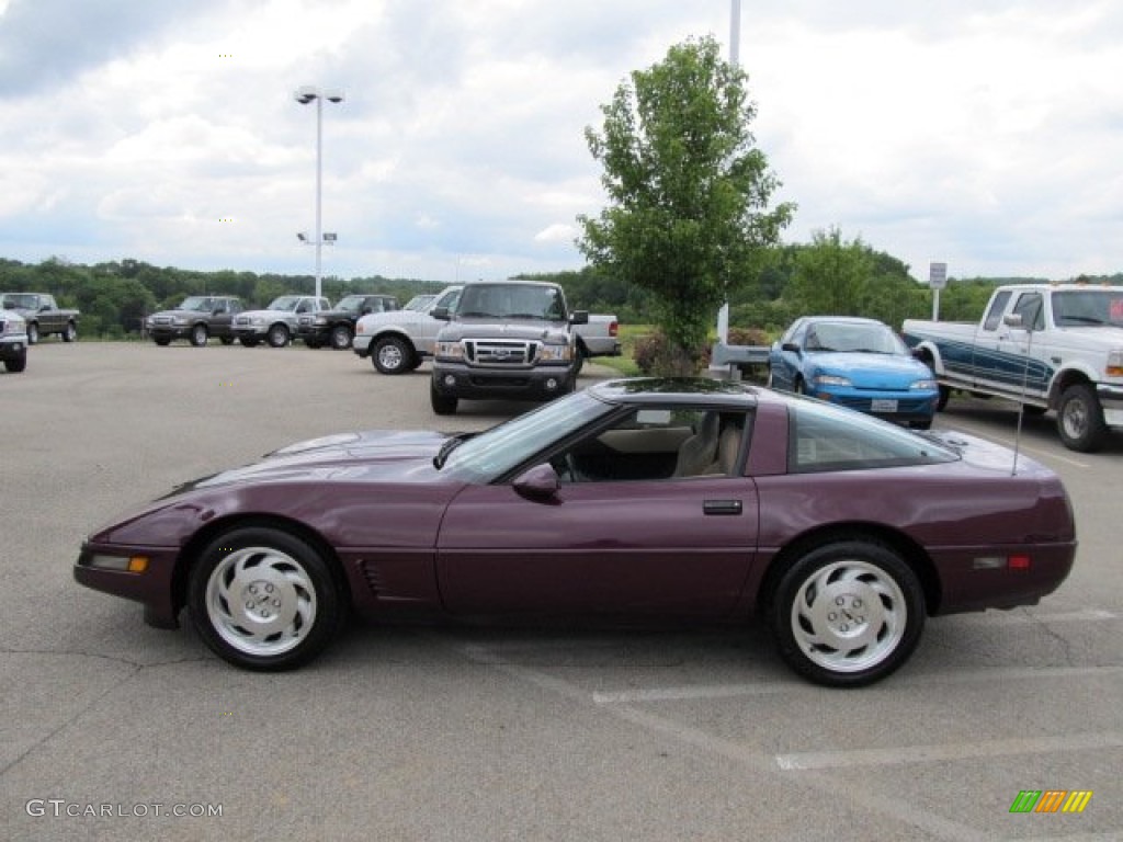 Dark Purple Metallic 1995 Chevrolet Corvette Coupe Exterior Photo #50526772