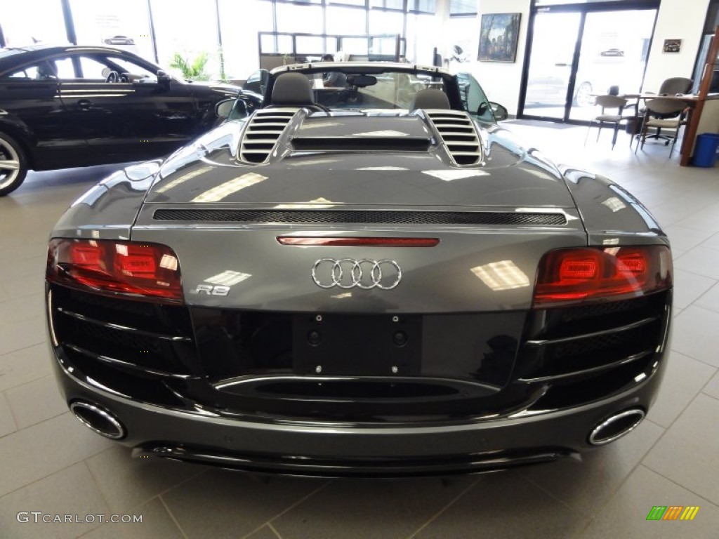 Daytona Grey Pearl Effect 2011 Audi R8 Spyder 5.2 FSI quattro Exterior Photo #50527111