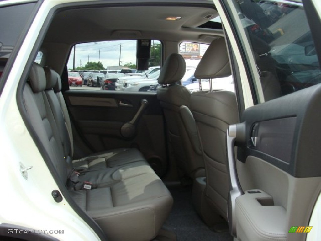 2008 CR-V EX-L 4WD - Taffeta White / Gray photo #12