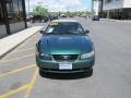 2002 Electric Green Metallic Ford Mustang V6 Convertible  photo #24