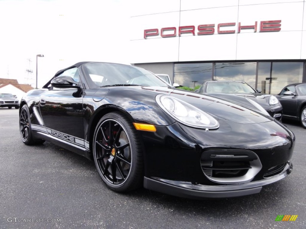 Black 2012 Porsche Boxster Spyder Exterior Photo #50527666