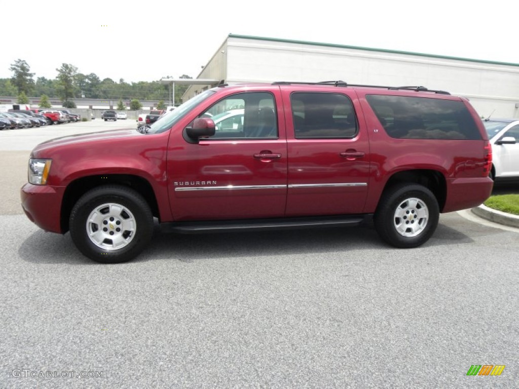Red Jewel Tintcoat 2010 Chevrolet Suburban LT Exterior Photo #50528464