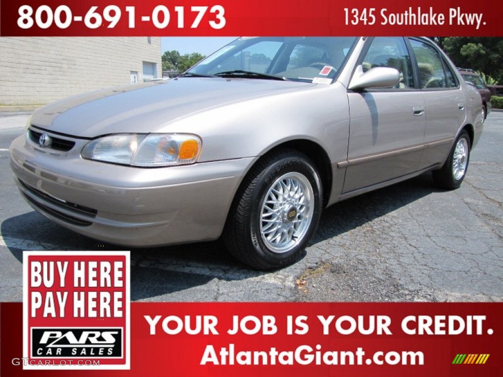 1998 Corolla LE - Sandrift Pearl Metallic / Beige photo #1