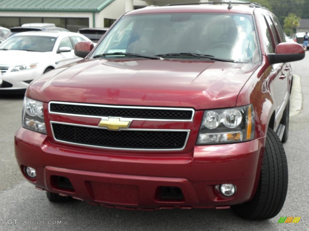 Red Jewel Tintcoat 2010 Chevrolet Suburban LT Exterior Photo #50528818