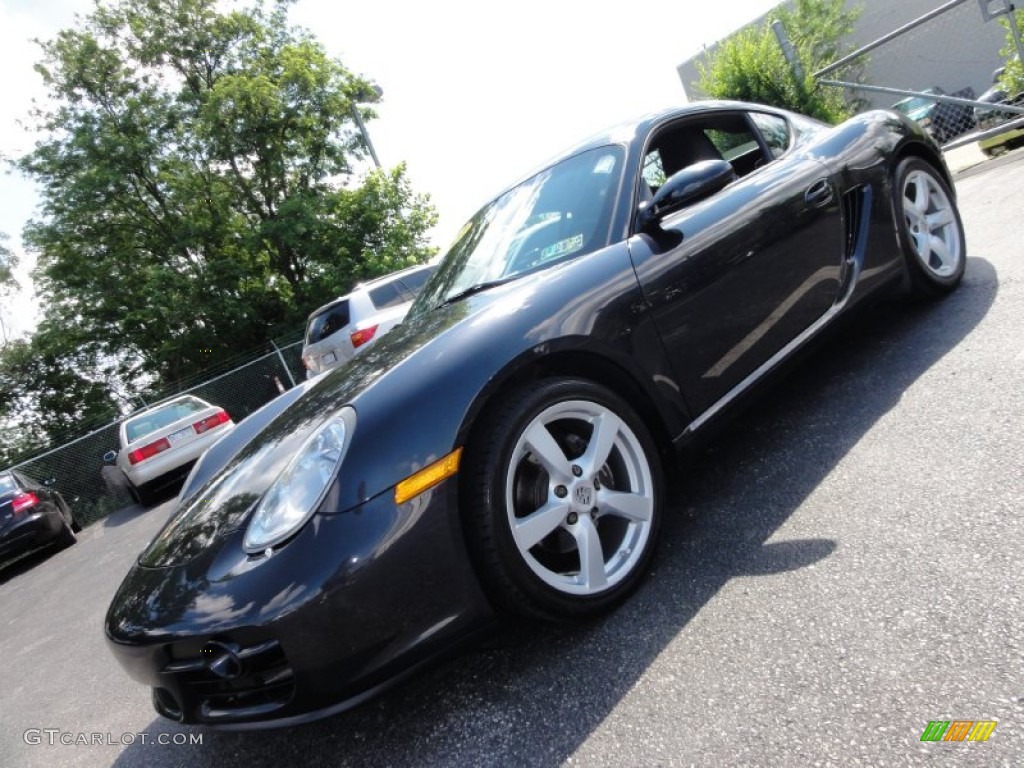 2007 Cayman  - Atlas Grey Metallic / Black photo #1