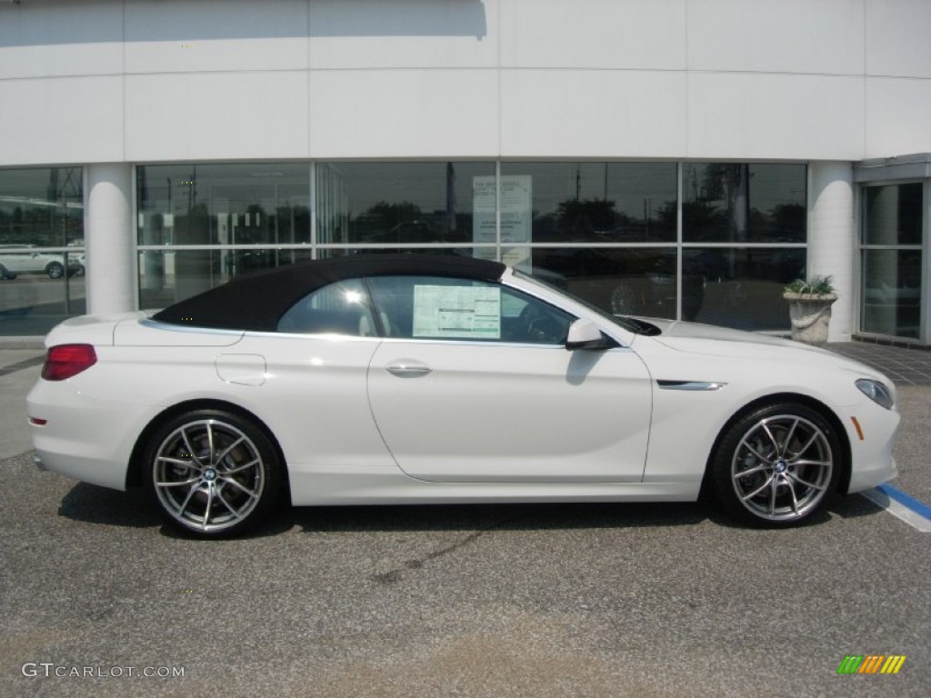 Alpine White 2012 BMW 6 Series 650i Convertible Exterior Photo #50529010