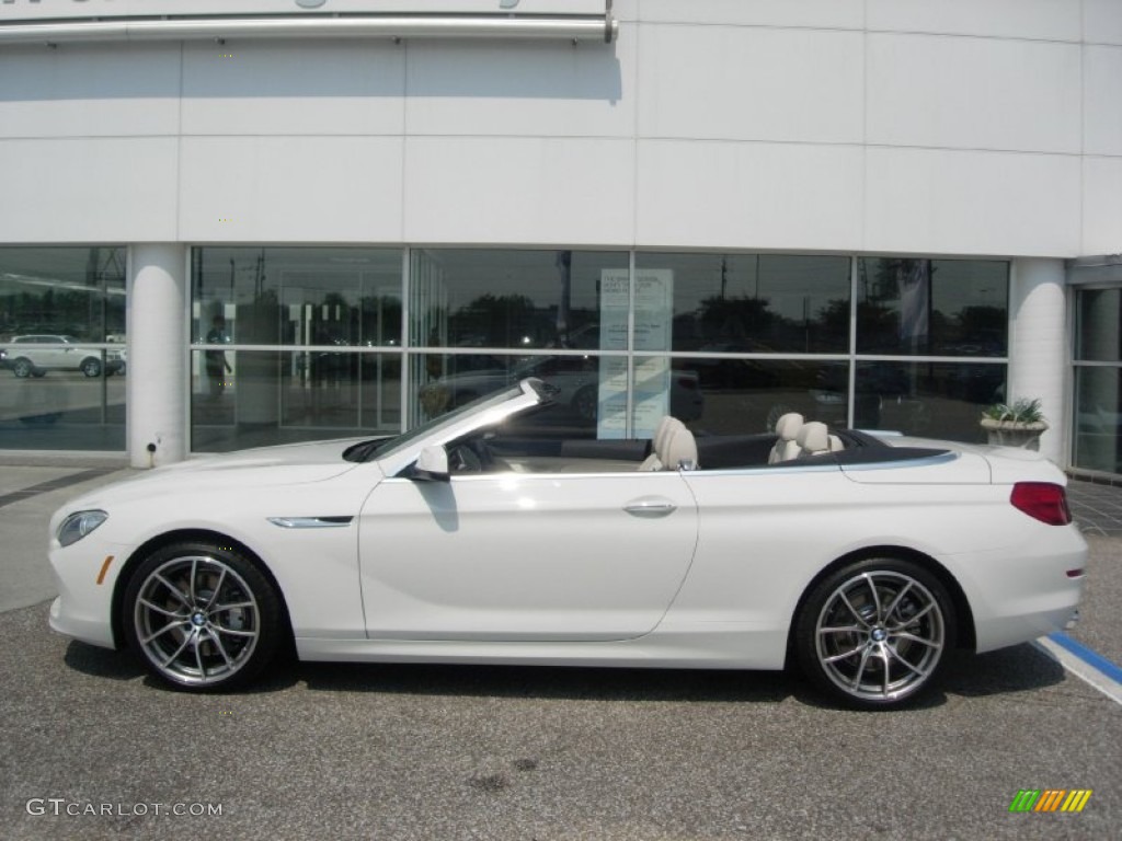 Alpine White 2012 BMW 6 Series 650i Convertible Exterior Photo #50529022