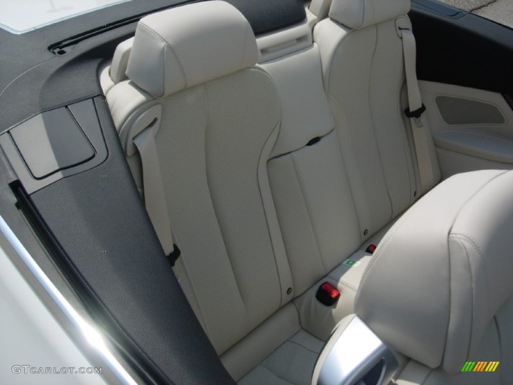 Ivory White Nappa Leather Interior 2012 BMW 6 Series 650i Convertible Photo #50529178
