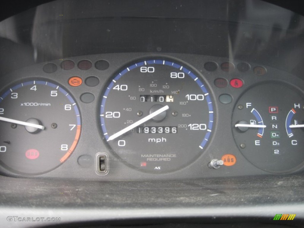 1999 Honda Civic LX Sedan Gauges Photo #50529445