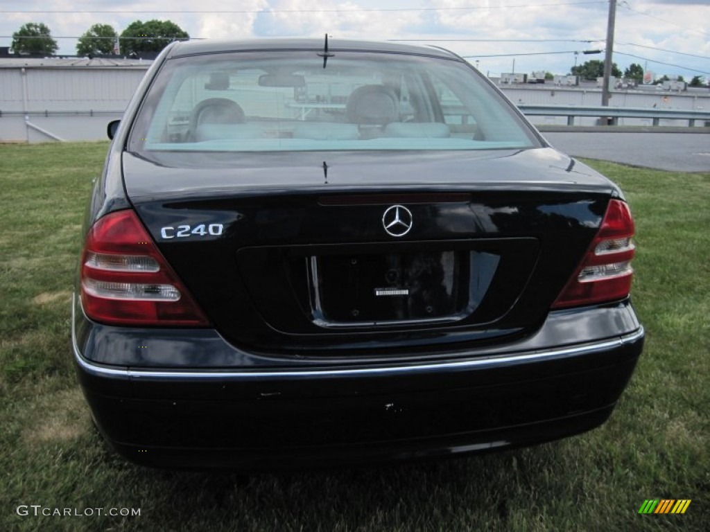 2001 C 240 Sedan - Midnight Blue / Ash photo #7