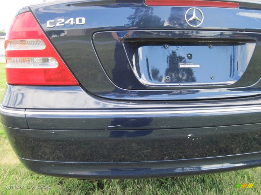 2001 C 240 Sedan - Midnight Blue / Ash photo #8