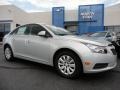 2011 Silver Ice Metallic Chevrolet Cruze LT  photo #1