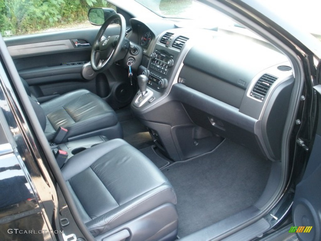 Black Interior 2009 Honda CR-V EX-L 4WD Photo #50532298