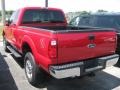 Vermillion Red - F350 Super Duty XLT SuperCab 4x4 Photo No. 4