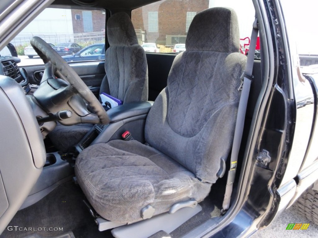 Graphite Interior 1999 GMC Sonoma SLS Regular Cab 4x4 Photo #50532658