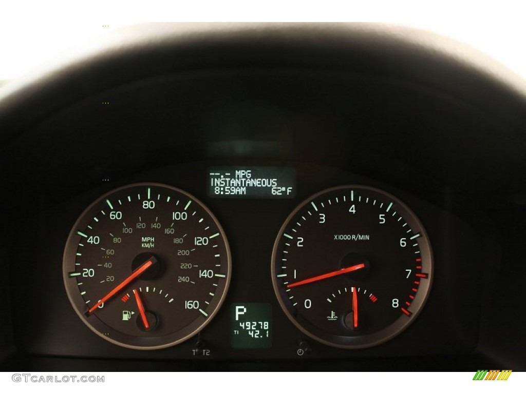 2007 Volvo S40 2.4i Gauges Photo #50532904