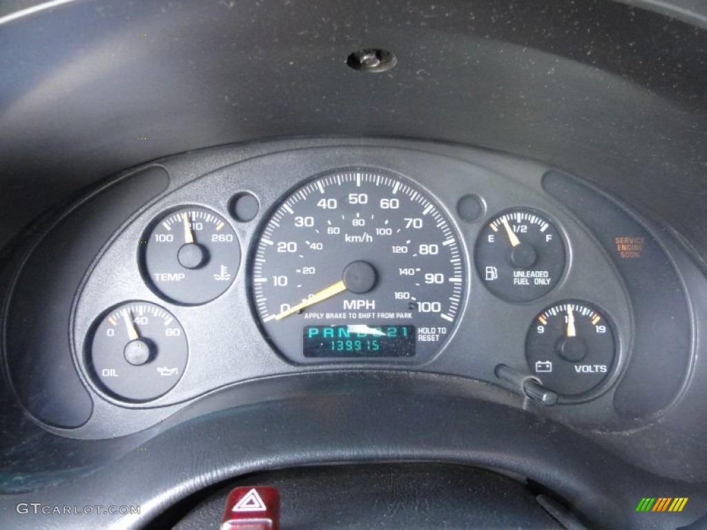 1999 GMC Sonoma SLS Regular Cab 4x4 Gauges Photo #50533018