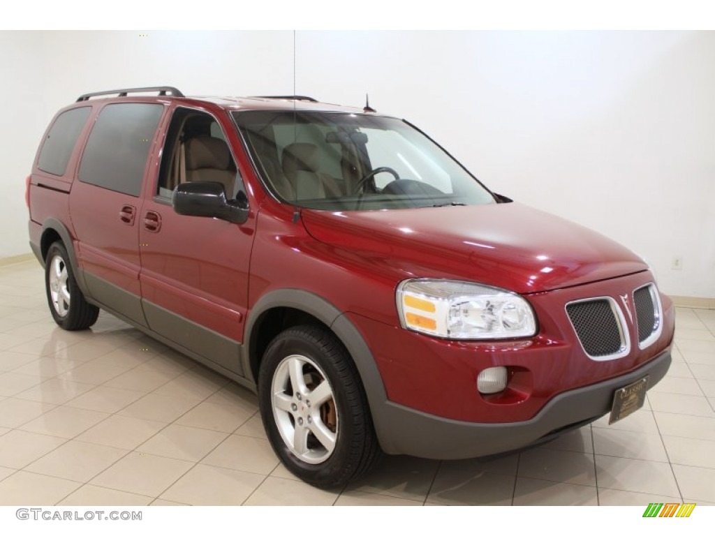 2005 Sport Red Metallic Pontiac Montana SV6 FWD 50502127 GTCarLot