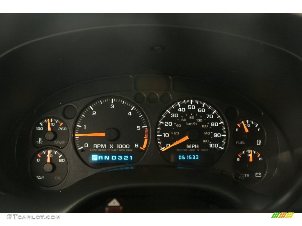 2004 GMC Sonoma SLS Crew Cab 4x4 Gauges Photo #50534422