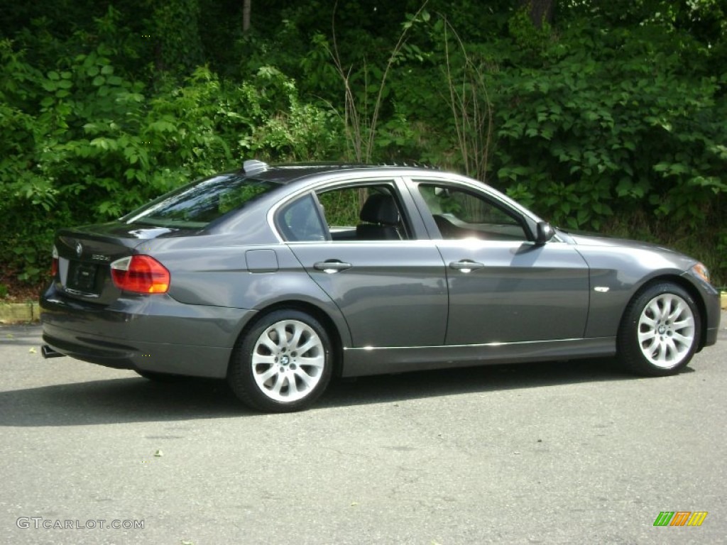 2006 3 Series 330xi Sedan - Sparkling Graphite Metallic / Black photo #6