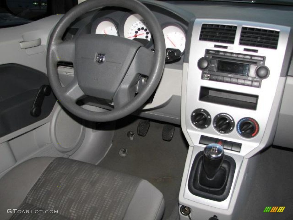 2007 Dodge Caliber SE Dark Slate Gray Dashboard Photo #50535052