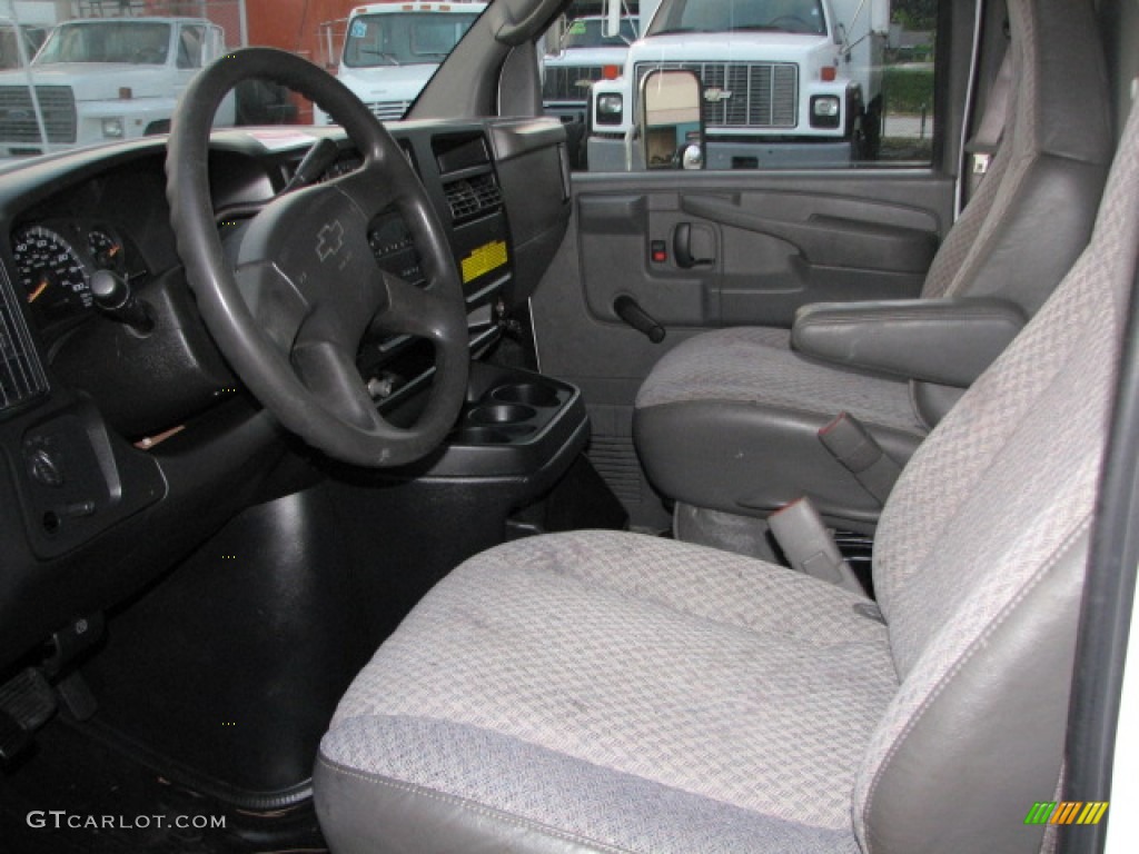 Medium Dark Pewter Interior 2005 Chevrolet Express 3500 Cutaway Moving Van Photo #50535214