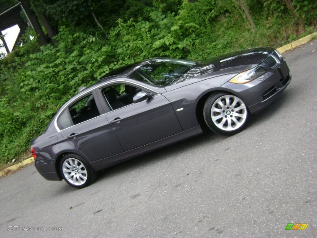 2006 3 Series 330xi Sedan - Sparkling Graphite Metallic / Black photo #37