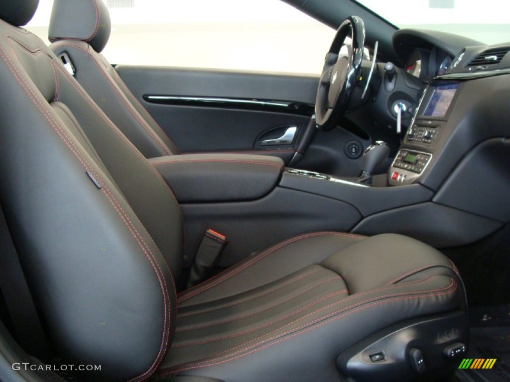 Nero Interior 2011 Maserati GranTurismo Convertible GranCabrio Photo #50535742