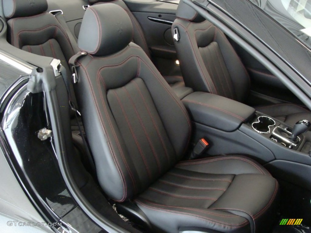 Nero Interior 2011 Maserati GranTurismo Convertible GranCabrio Photo #50535757