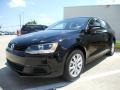 Black 2011 Volkswagen Jetta SE Sedan Exterior