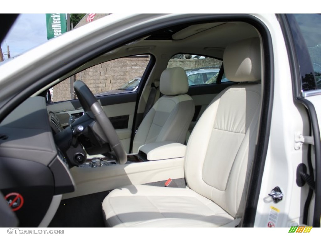Champagne/Truffle Interior 2009 Jaguar XF Premium Luxury Photo #50536087
