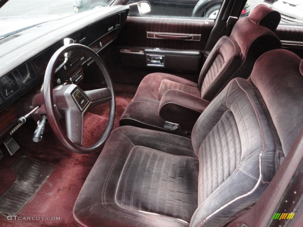 1989 Caprice Classic Brougham Sedan - Dark Red Metallic / Maroon photo #8