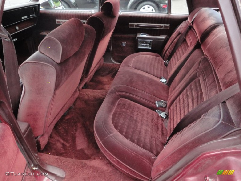 1989 Chevrolet Caprice Classic Brougham Sedan Rear Seat Photo #50536756