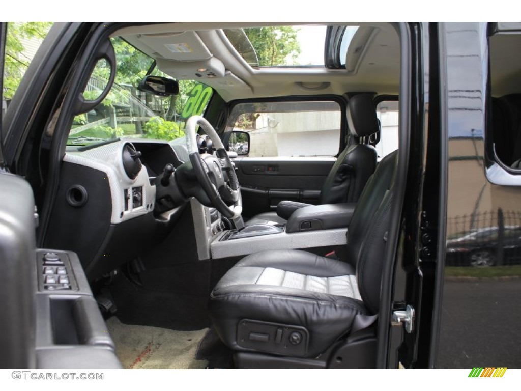 Ebony Interior 2006 Hummer H2 SUV Photo #50537017