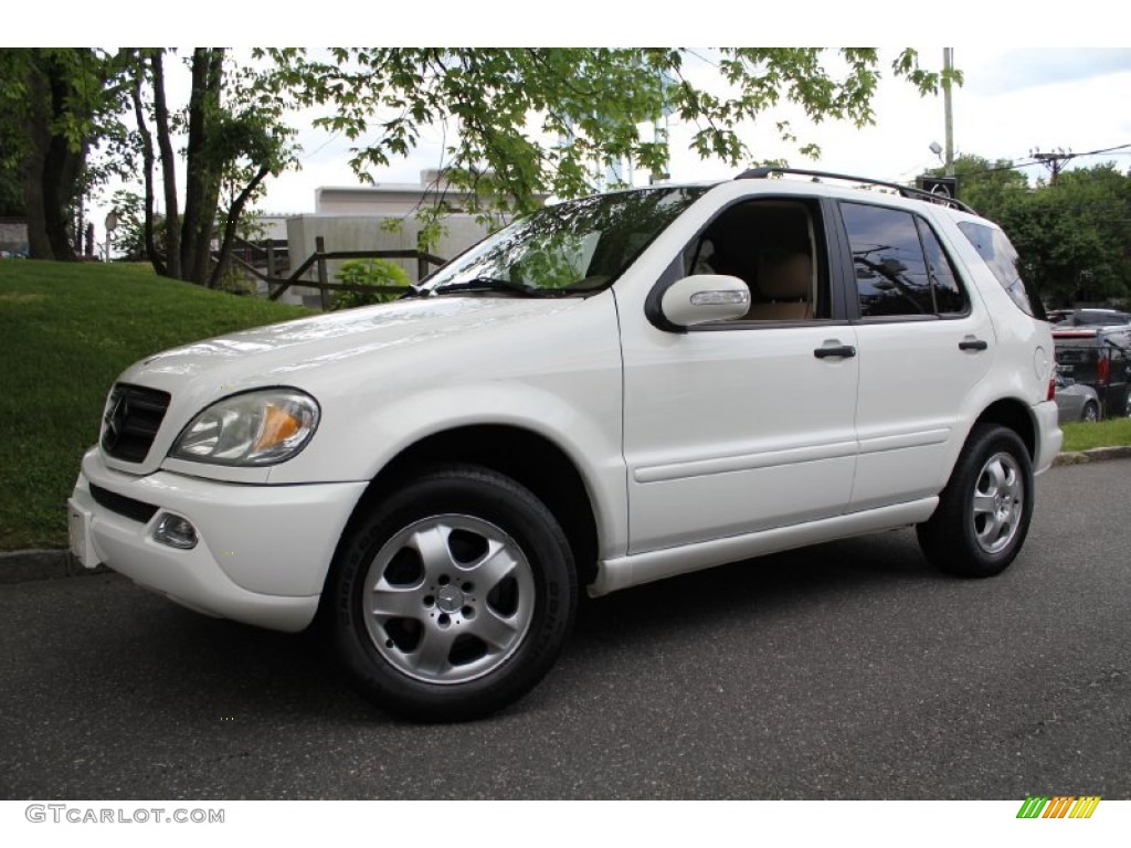 2002 ML 320 4Matic - Alabaster White / Java photo #1