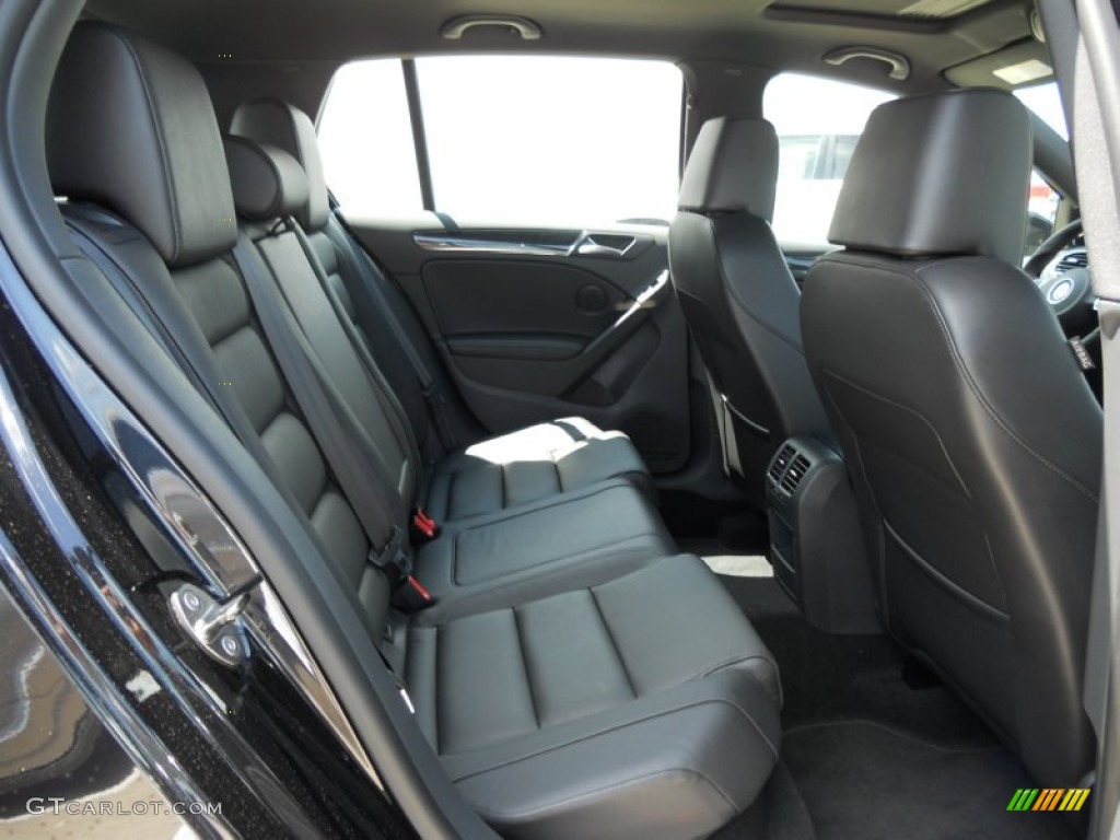 Titan Black Interior 2011 Volkswagen GTI 4 Door Autobahn Edition Photo #50537620