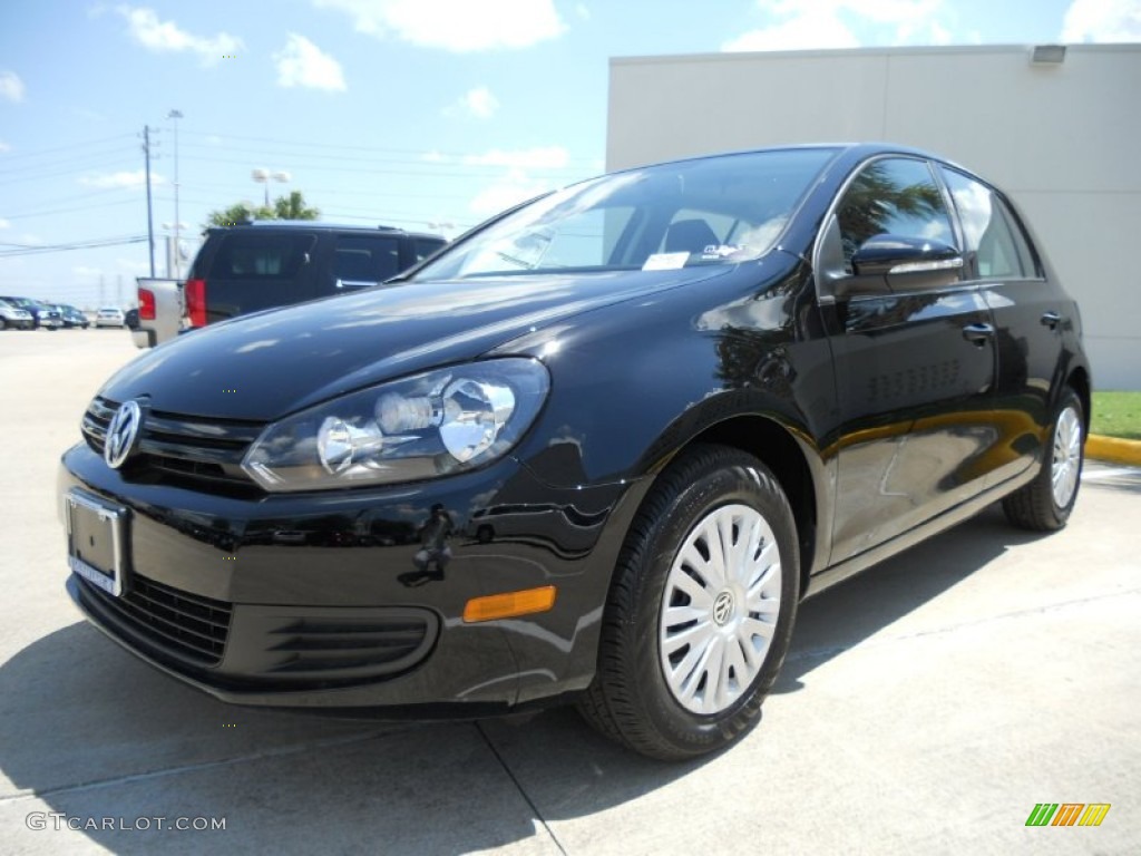 Black 2011 Volkswagen Golf 4 Door Exterior Photo #50537809