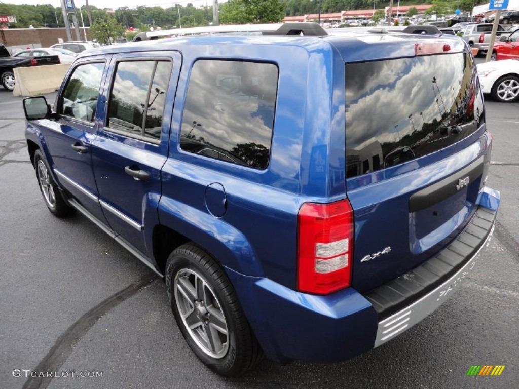 2009 Patriot Limited 4x4 - Deep Water Blue Pearl / Light Pebble Beige McKinley Leather photo #5