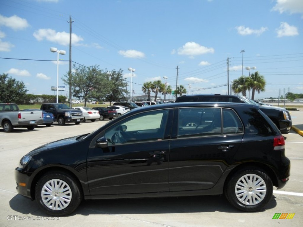 Black 2011 Volkswagen Golf 4 Door Exterior Photo #50537824