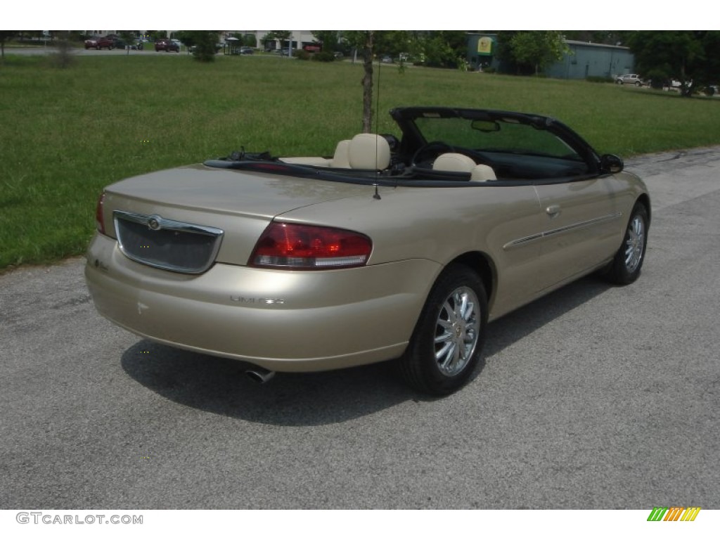 Champagne Pearlcoat 2001 Chrysler Sebring Limited Convertible Exterior Photo #50538016