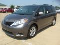 2011 Predawn Gray Mica Toyota Sienna LE  photo #3